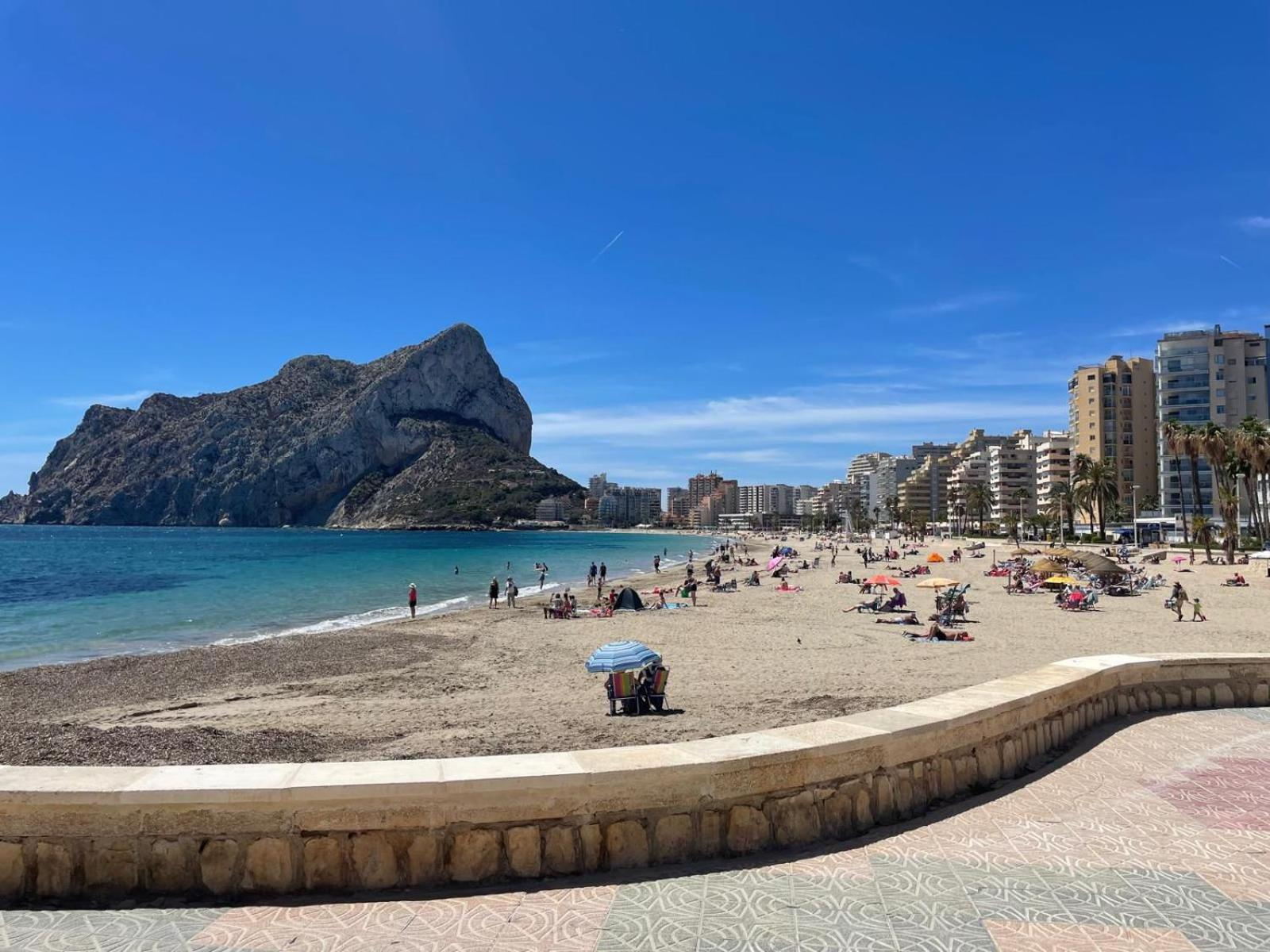 Eerstelijns Appartement Vive Cada Momento Zeezicht En Pal Aan De Boulevard En Strand Calpe, Toplocatie エクステリア 写真